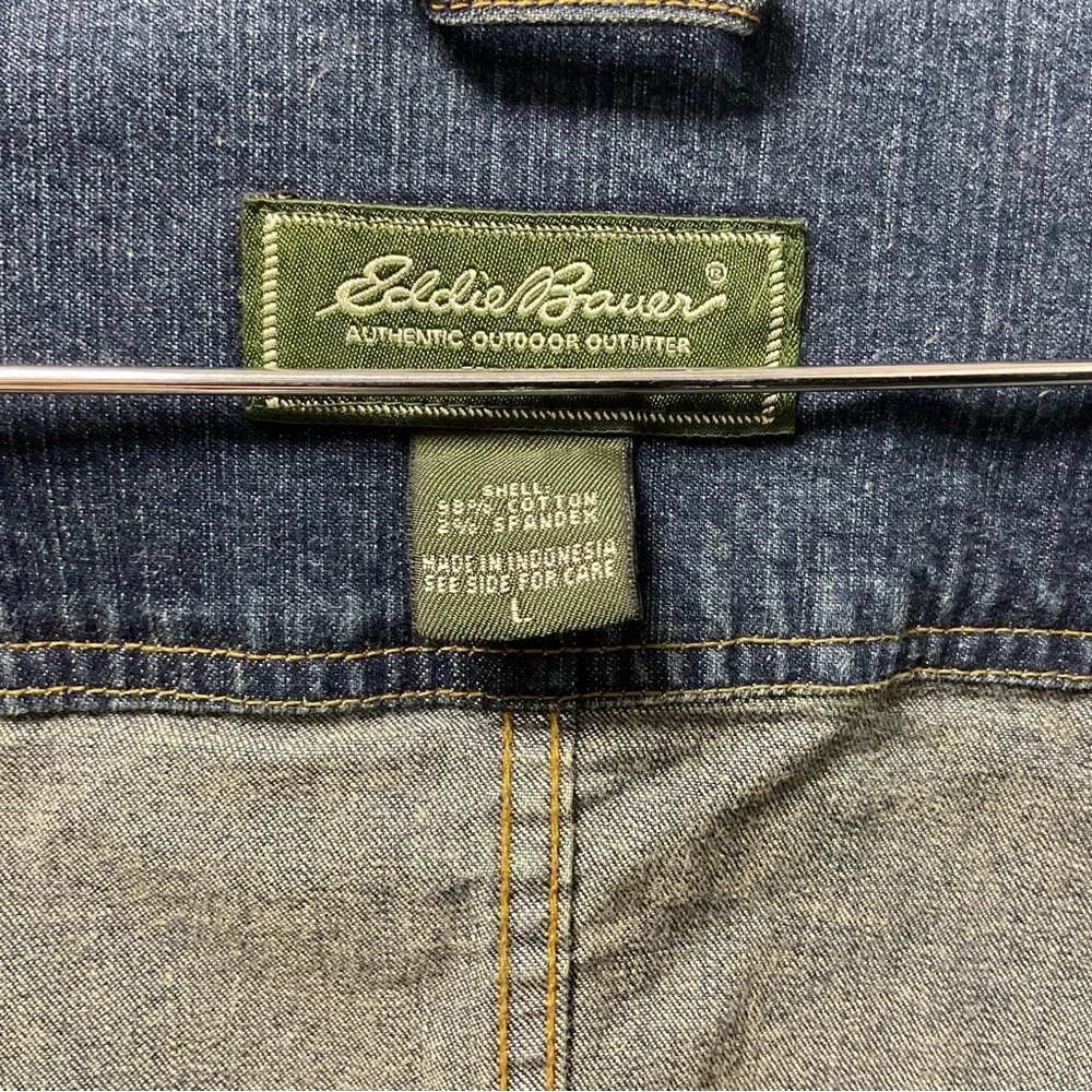 Eddie Bauer Blue Denim Jacket - Picture 10 of 12